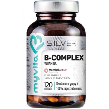 MYVITA SILVER PURE 100% WITAMINA B-COMPLEX 120 kap