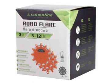 Leuchte - flary ostrzegawcze 12 LED + 3 LED, 3 szt., akumulatorowe + kabel US | thumb 9