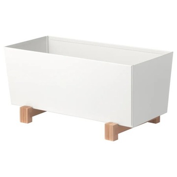 IKEA BITTERGURKA Osłonka doniczki, biały, 32x15 cm