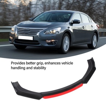 Спойлер на передний бампер высотой 170 см. Стильная и прочная накладка на бампер для A7.