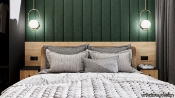 3D ВИЗУАЛИЗАЦИЯ + СПИСОК ПОКУПОК - СПАЛЬНИ ДО 25 м2