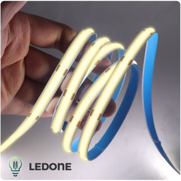 Taśma LED COB 480 diod na metr 12V Neon Ciepły 1 metr - linia LED