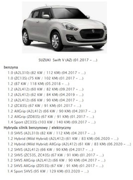 ВЕНТИЛЯТОР SUZUKI SWIFT V 5 MK8 ЕВРОПА