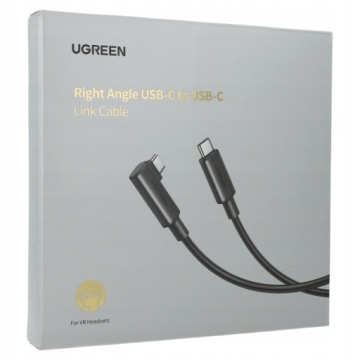 Кабель Ugreen USB Type C - Type C 60Вт, 5м, PD 3.0, VR, Черный