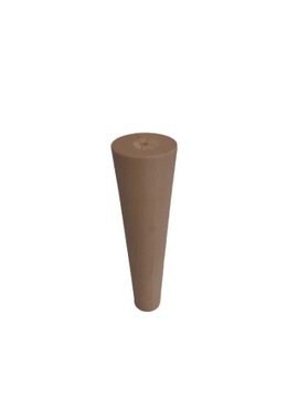 Noga buk natura stożek toczony 40x30 h220 mm