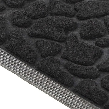 WYCIERACZKA POD DRZWI WEJŚCIOWA ZEWNĘTRZNA DO BUTÓW GUMOWA PÓŁOKRĄGŁA 60x40