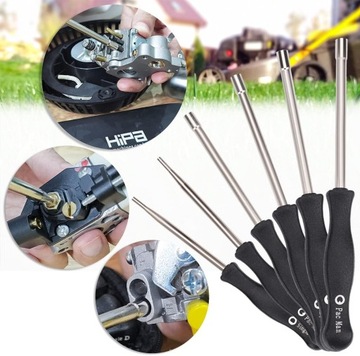 КЛЮЧИ ДЛЯ РЕГУЛИРОВКИ КАРБЮРАТОРА ОТВЕРТКА КОМПЛЕКТ КЛЮЧЕЙ + тахометр + щетки