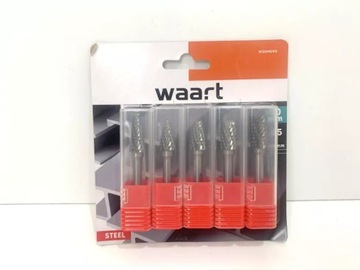 JUFISTO FREZY TRZPIENIOWE DO METALU ZESTAW 5SZT.