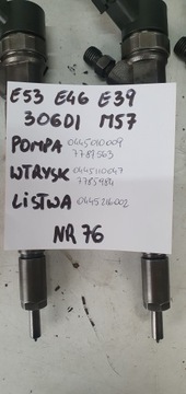 BMW E53 E46 E39 SYSTÉM VSTŘIKOVAČE ČERPADLO M57 306D1 7787563 7785984 NR 76