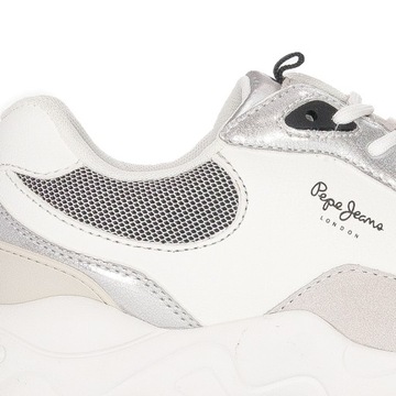 Sneakersy Pepe Jeans PLS31277 800 White białe r.36