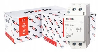 STYCZNIK MODUŁOWY 63-20 230V 63A 40A 1P 2Z 1-FAZ