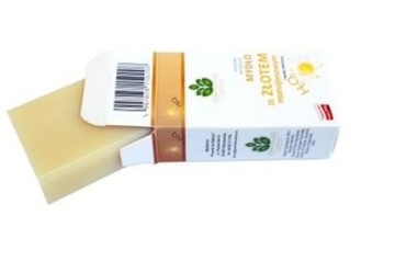 ROŚLINNE MYDŁO ZE ZŁOTEM MONOJONOWYM I WODĄ UTL.