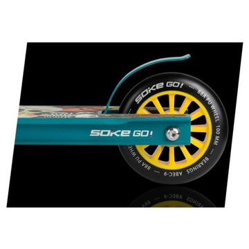 КОЛЕСА ДЛЯ СКУТЕРА 100 ММ ЖЕЛТЫЕ 2 ШТ.