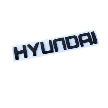 Emblemat Znaczek Metal Hyundai Czarny