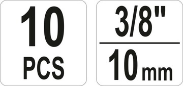 YATO WYKRĘTAKI DO ZERWANYCH URWANYCH USZKODZONYCH OBROBIONYCH ŚRUB 10SZT