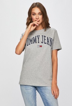 TOMMY HILFIGER TOP LOGO T-SHIRT DAMSKA KOSZULKA XS