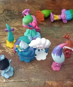 Фигурки троллей Тролли Сказочные украшения для торта 12 шт.