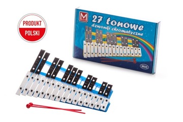 CYMBAŁKI DUŻE DZWONKI CHROMATYCZNE 27 TONOWE PL