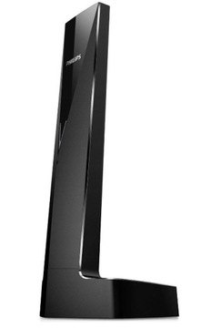 Telefon bezprzewodowy Philips LINEA V Czarny ze stacją ładującą