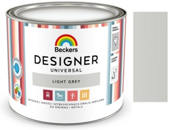 BECKERS DESIGNER UNIVERSAL СВЕТЛО-СЕРАЯ ЭМАЛЬ 0,5л
