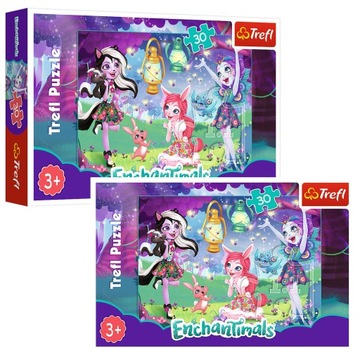 TREFL PUZZLE MAGICZNY ŚWIAT ENCHANTIMALS 30 EL.