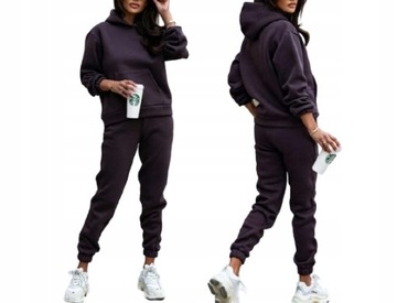 СПОРТИВНЫЙ КОСТЮМ УТЕПЛЕННЫЕ СПОРТИВНЫЕ БРЮКИ СВИТШОТ КОМФОРТНЫЙ ПОЛЬСКИЙ ИЗДЕЛИЕ D13