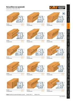 НОЖИ ПРОФИЛЬНЫЕ CMT 40 мм HSS ДЛЯ ДЕРЕВА