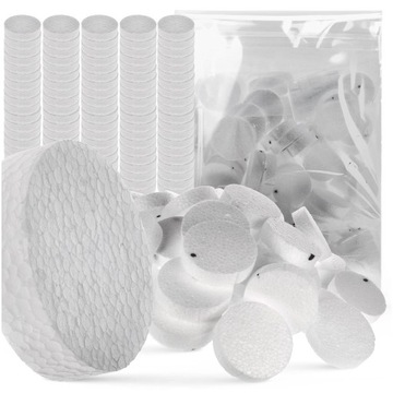 Zaślepki Styropianowe 67mm Zatyczki Termoizolacyjne Krążki Białe 100szt