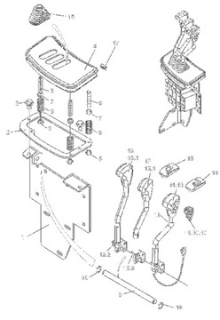 Переключатель направления движения Jungheinrich TFG DFG 51126552