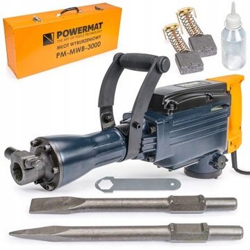 Отбойный молоток Powermat 45 J, 3000 Вт