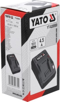ИНТЕЛЛЕКТУАЛЬНОЕ ЗАРЯДНОЕ УСТРОЙСТВО YATO С СИСТЕМОЙ ОХЛАЖДЕНИЯ ДЛЯ АККУМУЛЯТОРОВ СИСТЕМОЙ 18 В