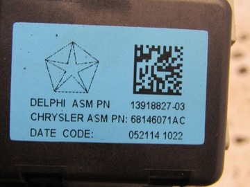 HNÍZDO SPONA AUX USB SD JEEP CHEROKEE KL 68146071AC