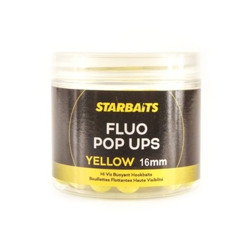 STARBAITS KULKI POP UP FLUO YELLOW 16MM