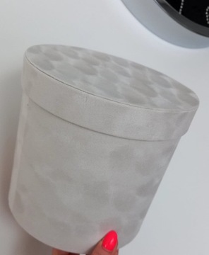 FLOWER BOX Элегантная велюровая замшевая шкатулка