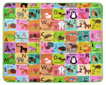 ОБРАЗОВАТЕЛЬНЫЙ КОВРИК АЛФАВИТ ШАБЛОННАЯ ДОСКА PL