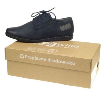 WOJTYŁKO Официальная обувь для мальчиков, повседневная кожаная обувь для причастия на подкладке 40