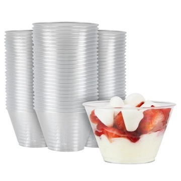 PUCHARKI POJEMNIKI NA DESERKI 70 ml 24szt. kubek TULI na przekąski