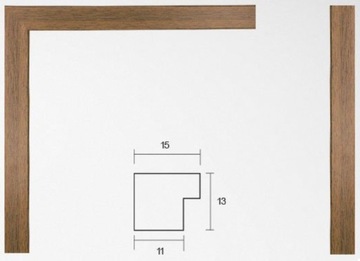 Каркас, рамка 9х13 - профиль WIK - 12 цветов 13х9 см