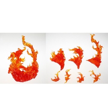 Фигурка с эффектом горящего огня своими руками, красный цвет