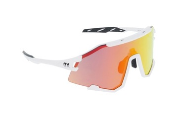 СПОРТИВНЫЕ СОЛНЦЕЗАЩИТНЫЕ ОЧКИ OX OPTICS VELOX БЕЛЫЕ КРАСНЫЕ ЗЕРКАЛА TR90