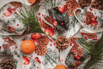 Altom Design Cranberry большая фарфоровая кофейная кружка, 350 мл