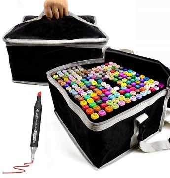 Маркеры спиртовые двусторонние 168шт (С024)