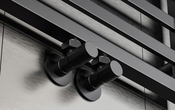 УГЛОВОЙ РЕГУЛИРУЮЩИЙ КЛАПАН РАДИАТОРА 1/2, ЧЕРНЫЙ