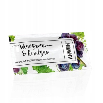 ANWEN Маска для волос средней пористости САШЕ