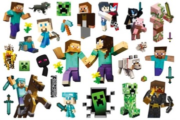 TATUAŻE ZMYWALNE DLA DZIECI MINECRAFT CG141