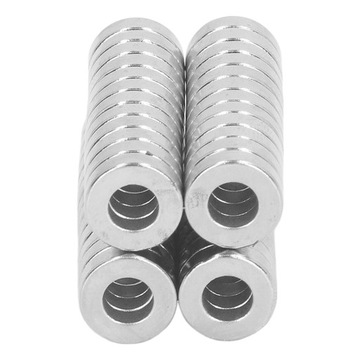 50 sztuk Heavy Duty okrągły magnes neodymowy M4