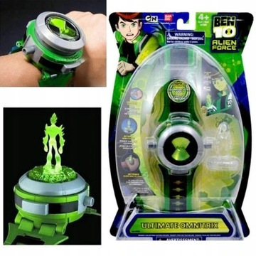 BEN 10 OMNITRIX PROJEKTOR OBCYCH ZEGAREK KOSMICI