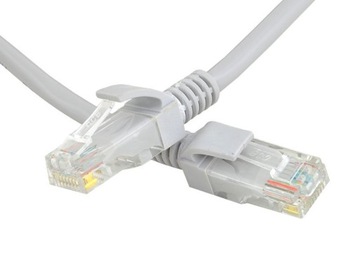 Кабель Lan Ethernet витая пара, золотой RJ45, 10 м