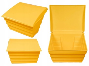 Pojemnik na piasek sól drogową sorbent nawozy piach Skrzynia 150L 215kg