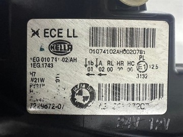 BMW 1 F20 F21 11-15R. PRAVÁ SVĚTLO PŘEDNÍ OBYČEJNÁ